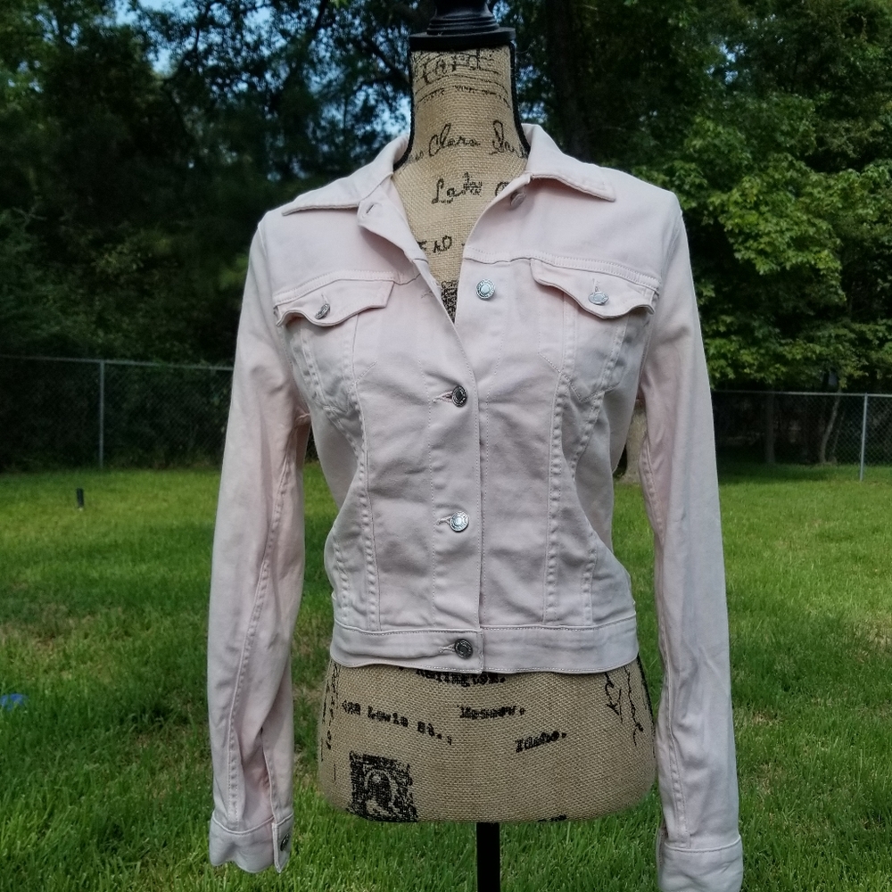 Michael Kors Baby pink jean jacket